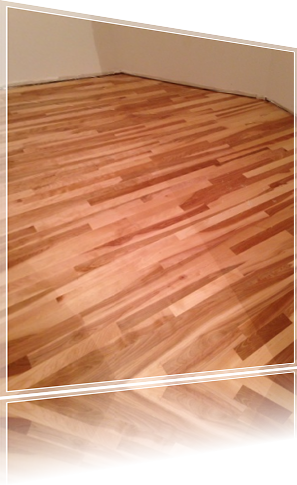 installation de plancher de merisier